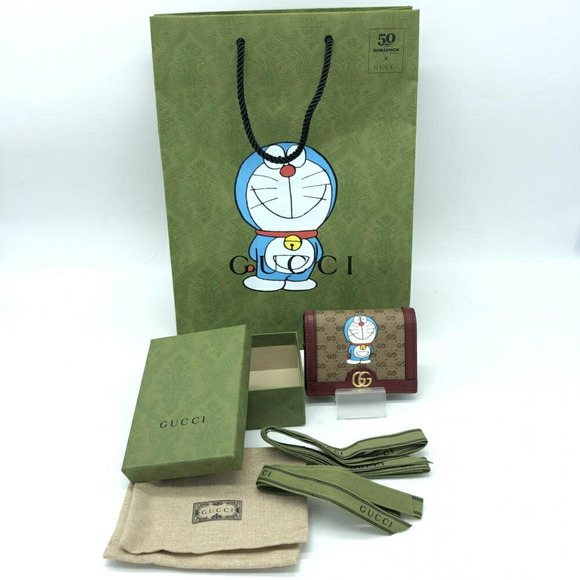 Gucci Bags Gucci Doraemon Mini Wallet Doraemon Folio Poshmark